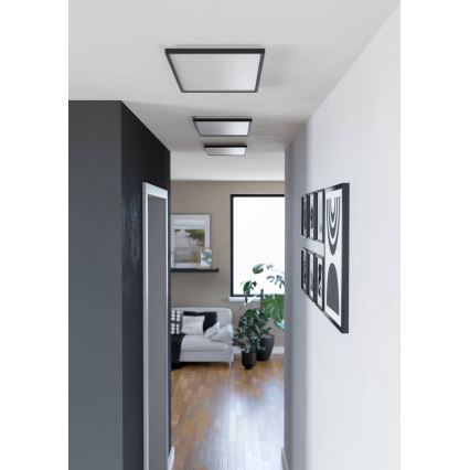 Eglo - LED Laevalgusti vannituppa LED/17,2W/230V 2700/4000/6500K 30x57 cm IP44 must