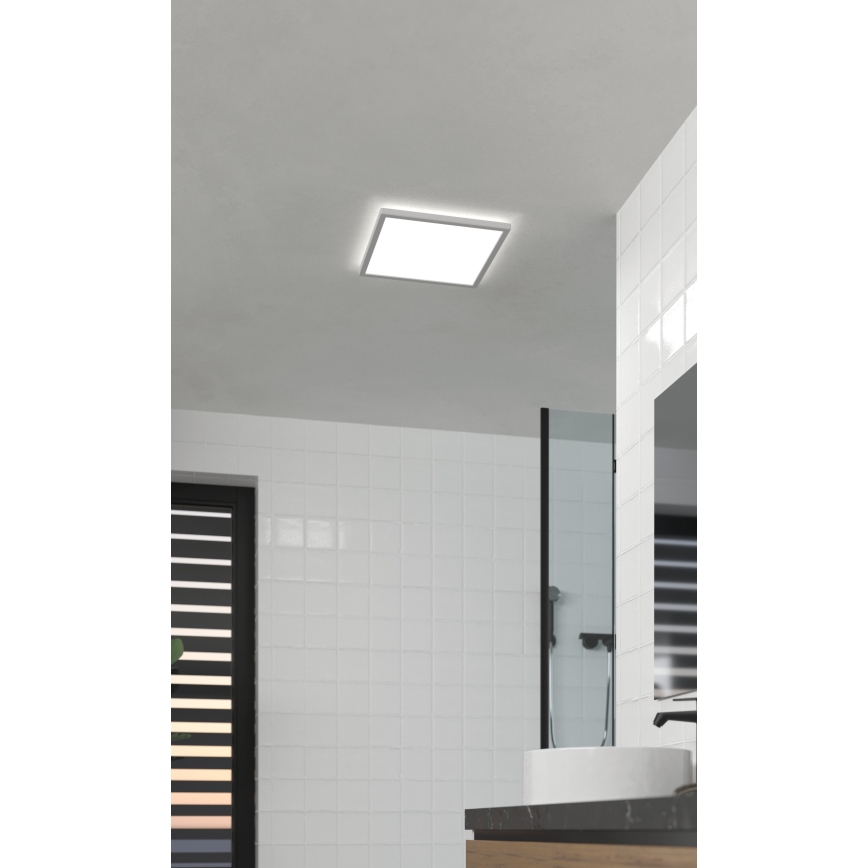 Eglo - LED Laevalgusti vannituppa LED/17,6W/230V 2700K/4000K/6500K 39x39 cm IP44 valge