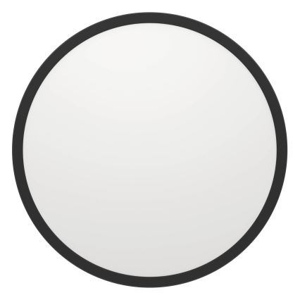 Eglo - LED Hämardatav laevalgusti vannituppa LED/16,8W/230V 2700-6500K d. 50 cm IP44 must + kaugjuhtimispult