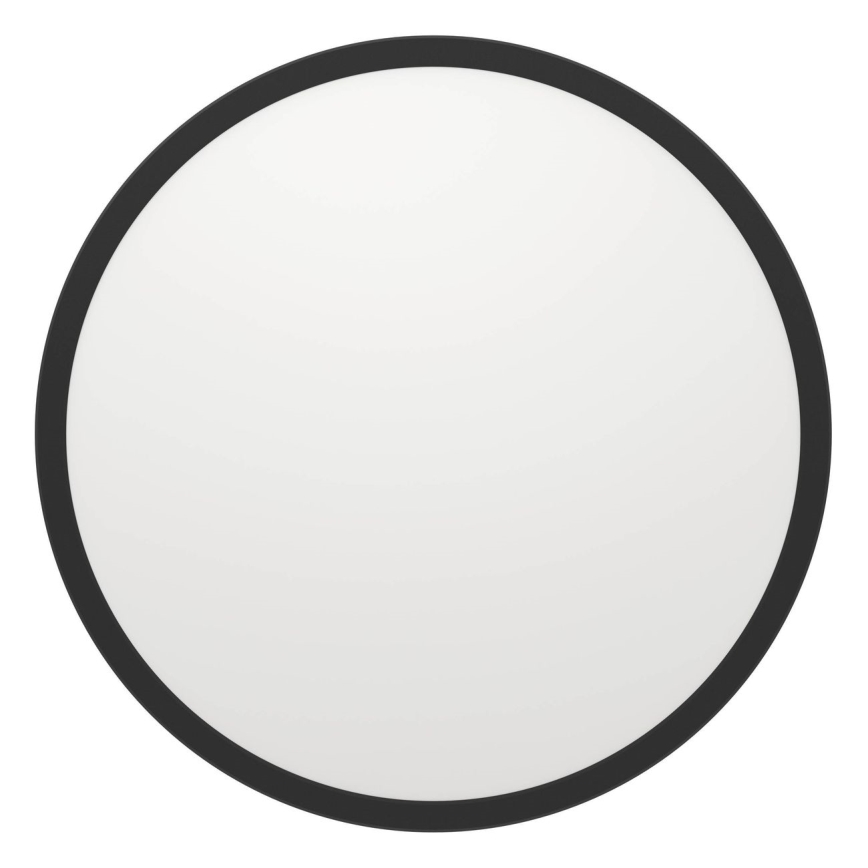 Eglo - LED Hämardatav laevalgusti vannituppa LED/16,8W/230V 2700-6500K d. 50 cm IP44 must + kaugjuhtimispult