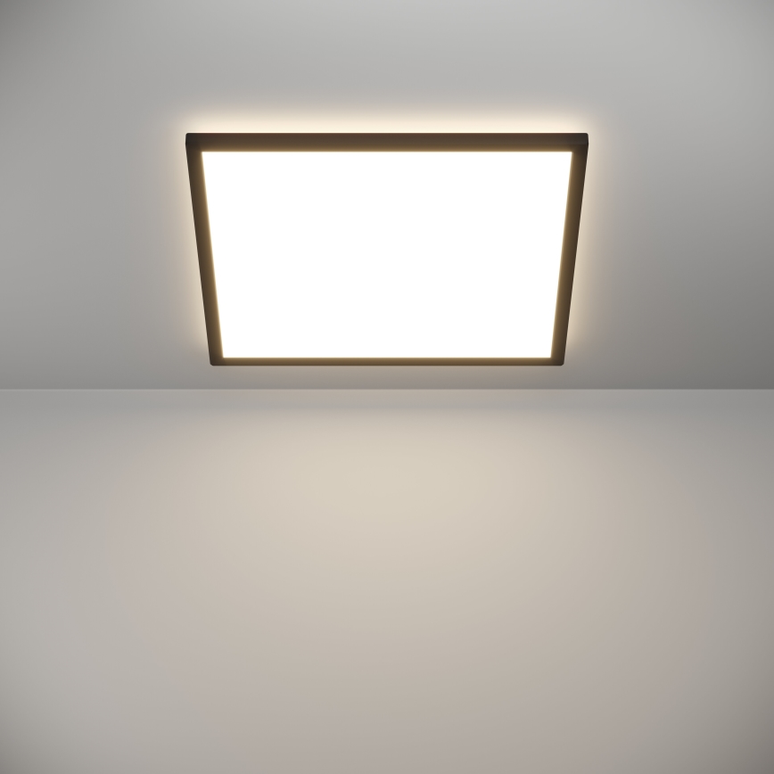 Eglo 901457 - LED Hämardatav laevalgusti vannituppa LED/17W/230V 2700-6500K 50x50 cm IP44 must + kaugjuhtimispult