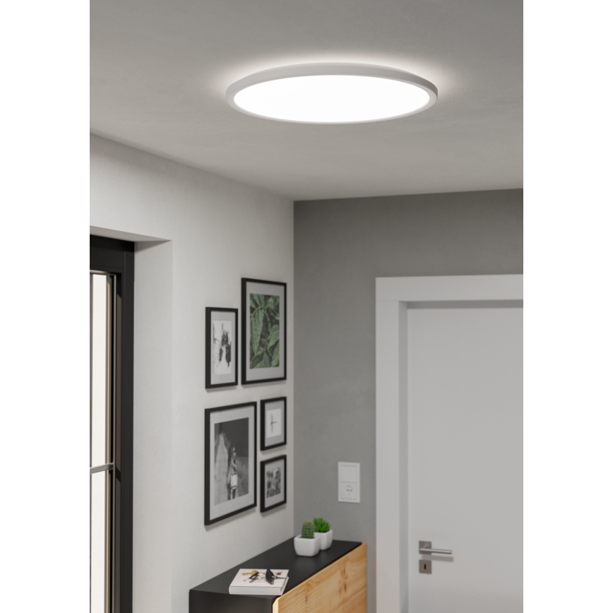 Eglo - LED Hämardatav laevalgusti vannituppa LED/16,8W/230V 2700-6500K pr.50 cm IP44 valge + kaugjuhtimispult