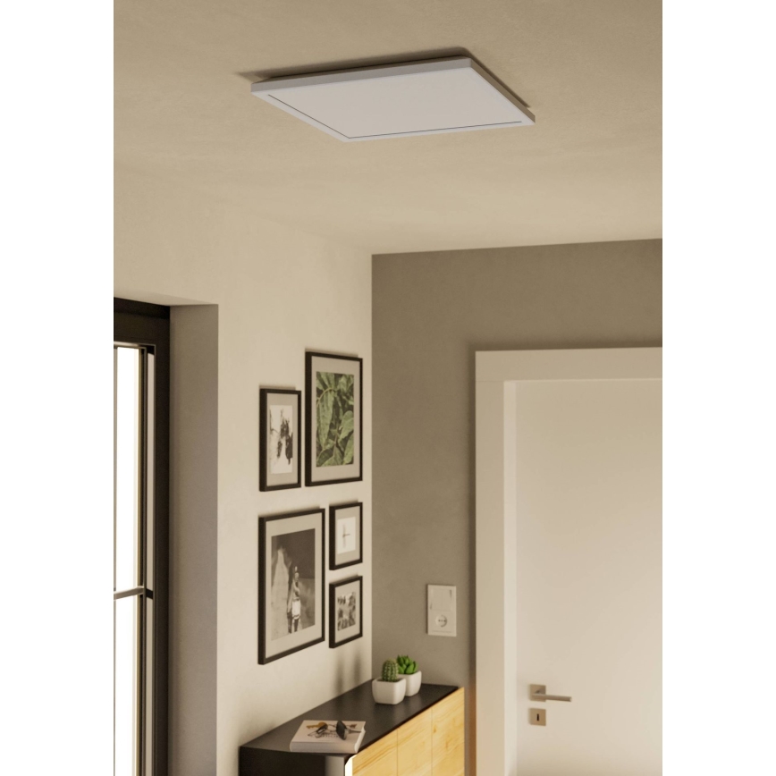 Eglo - LED Hämardatav laevalgusti vannituppa LED/17,6W/230V 2700-6500K 39x39 cm IP44 valge + kaugjuhtimispult