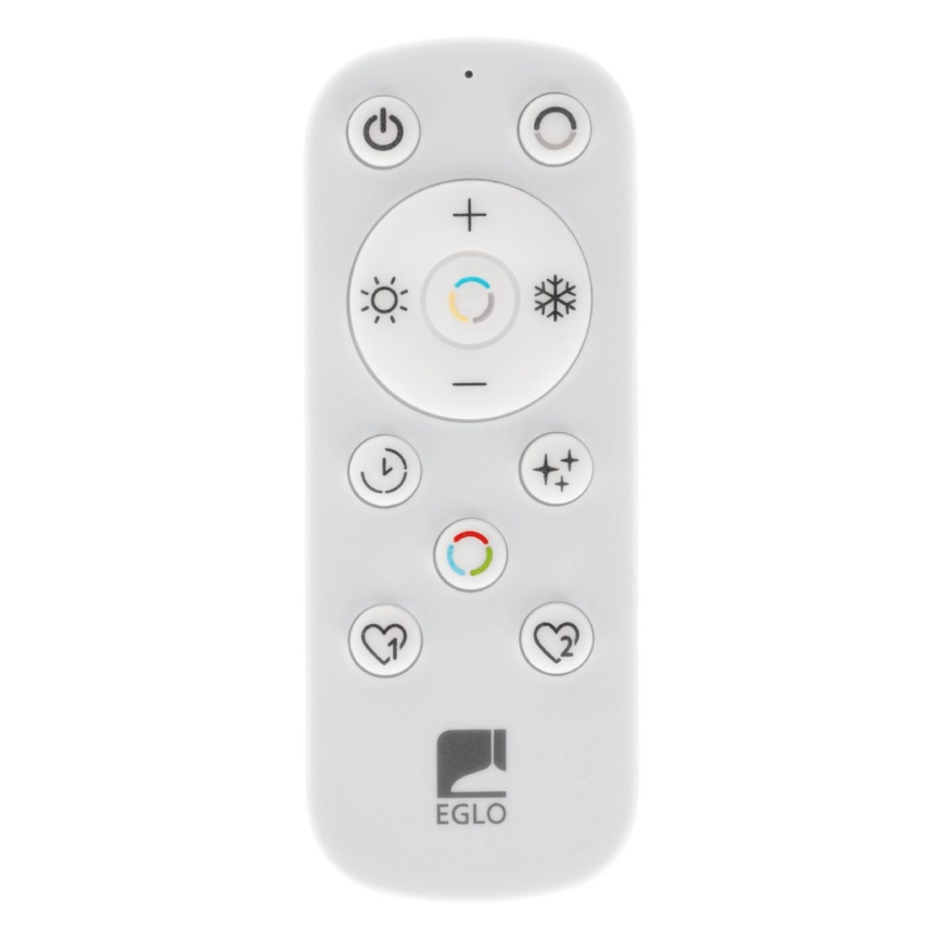 Eglo - LED Hämardatav laevalgusti vannituppa LED/17,6W/230V 2700-6500K 39x39 cm IP44 valge + kaugjuhtimispult