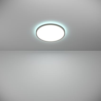 Eglo - LED RGBW Hämardatav laevalgusti vannituppa LED/13,9W/230V 2700-6500K d. 30 cm IP44 must ZigBee