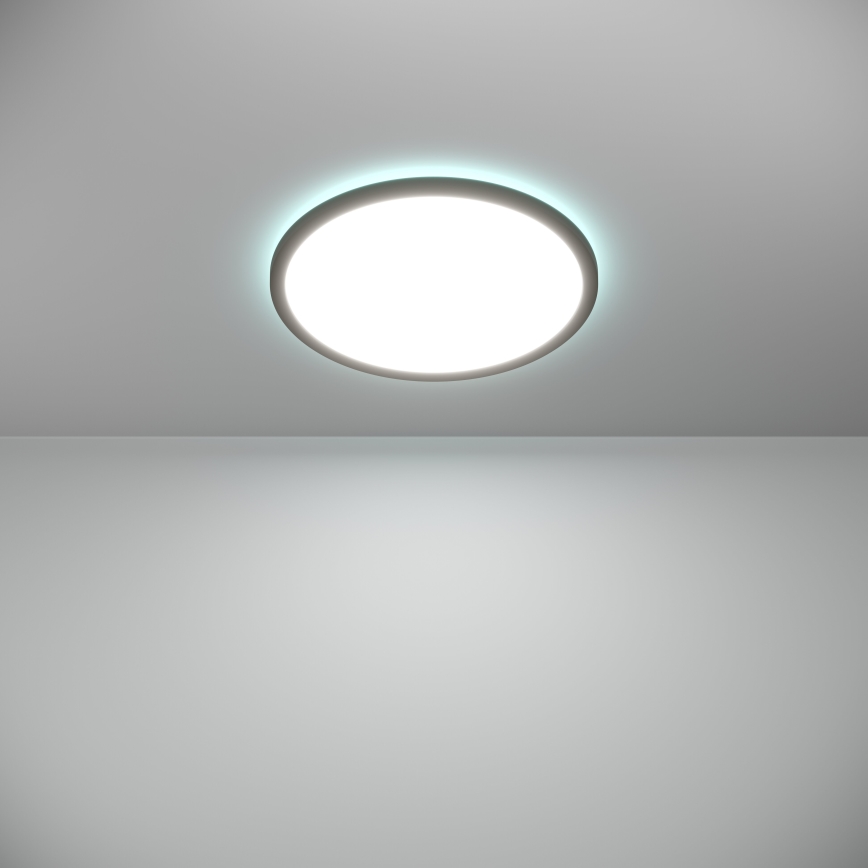 Eglo - LED RGBW Hämardatav laevalgusti vannituppa LED/18,5W/230V 2700-6500K pr.38,9cm IP44 must ZigBee