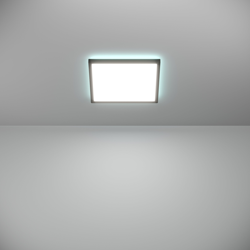 Eglo - LED RGBW Hämardatav laevalgusti vannituppa LED/13,4W/230V 2700-6500K 29x29 cm IP44 must