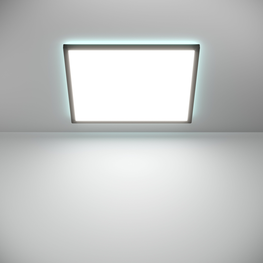 Eglo - LED RGBW Hämardatav laevalgusti vannituppa LED/17W/230V 2700-6500K 50x50cm IP44 must ZigBee
