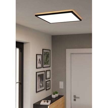 Eglo - LED RGBW Hämardatav laevalgusti vannituppa LED/17W/230V 2700-6500K 50x50cm IP44 must ZigBee