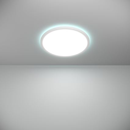 Eglo - LED RGBW Hämardatav laevalgusti vannituppa LED/18,5W/230V 2700-6500K d. 38,9cm IP44 valge ZigBee