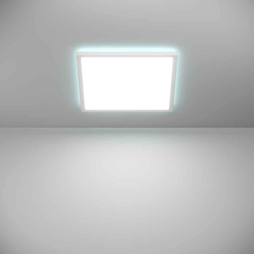 Eglo - LED RGBW Hämardatav laevalgusti vannituppa LED/17,6W/230V 2700-6500K 39x39 cm IP44 valge ZigBee