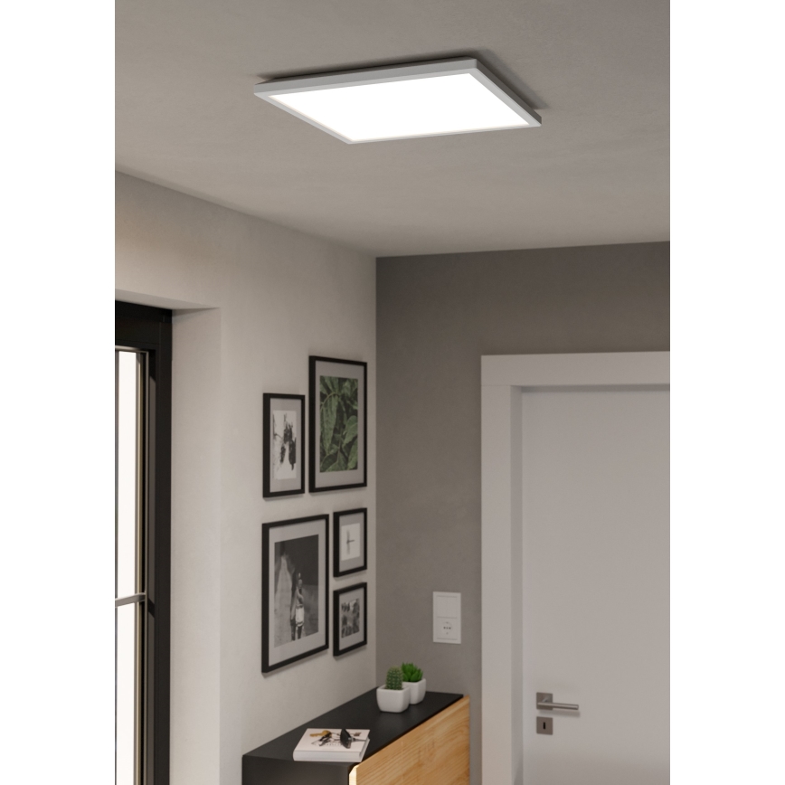 Eglo - LED RGBW Hämardatav laevalgusti vannituppa LED/17,6W/230V 2700-6500K 39x39 cm IP44 valge ZigBee
