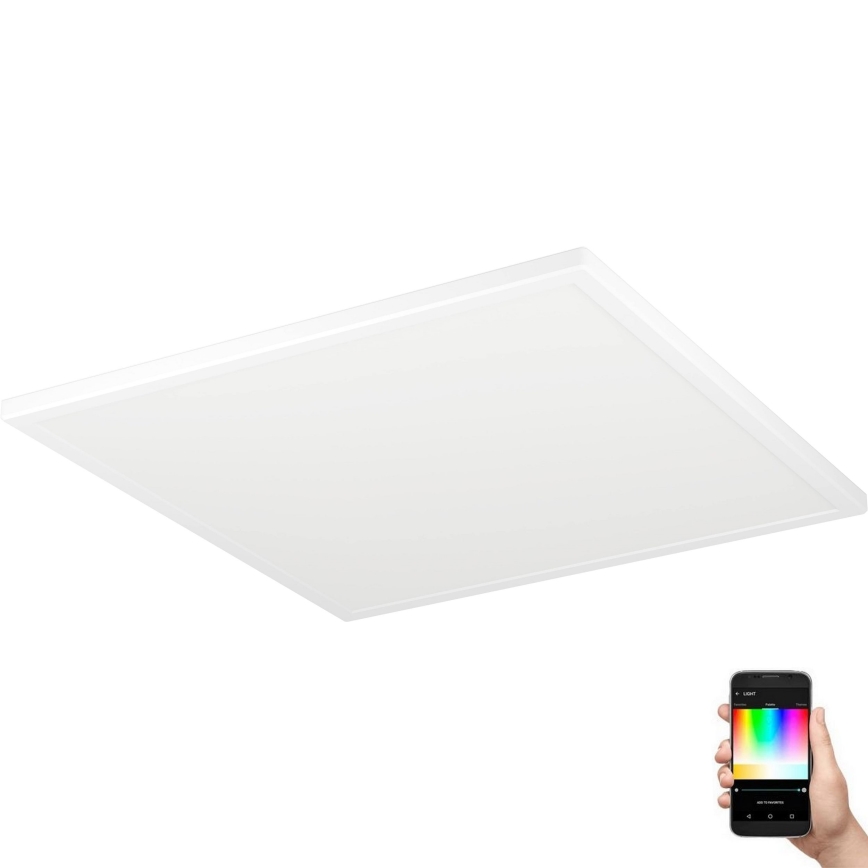 Eglo - LED RGBW Hämardatav laevalgusti vannituppa LED/17W/230V 2700-6500K 50x50 cm IP44 valge ZigBee