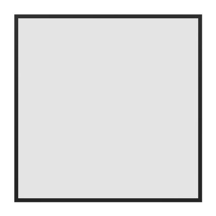 Eglo - LED RGBW hämardatav pinnapealne paneel LED/33W/230V 2700-6500K 60x60 cm must