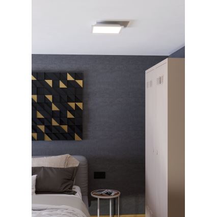 Eglo - LED RGBW hämardatav laelamp LED/14W/230V 2700-6500K 30x30 cm valge