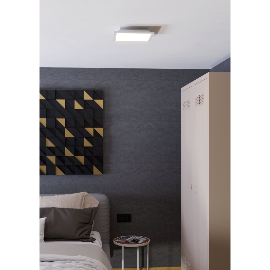 Eglo - LED RGBW hämardatav laelamp LED/14W/230V 2700-6500K 30x30 cm valge