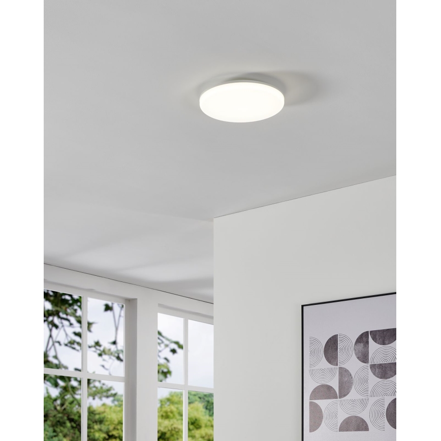 Eglo - LED-vannitoa laelamp LED/20W/230V 2700/4000/6500K läbimõõt 31 cm IP54 valge
