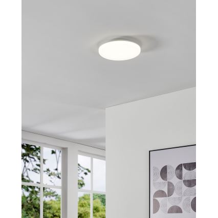 Eglo - LED vannitoa laelamp liikumisanduriga LED/20W/230V 2700/4000/6500K läbimõõt 31 cm IP54 valge