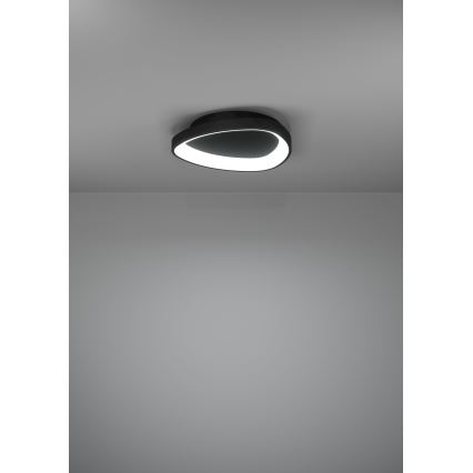 Eglo - LED Hämardatav laevalgusti LED/12W/230V 2700-6500K must + kaugjuhtimispult