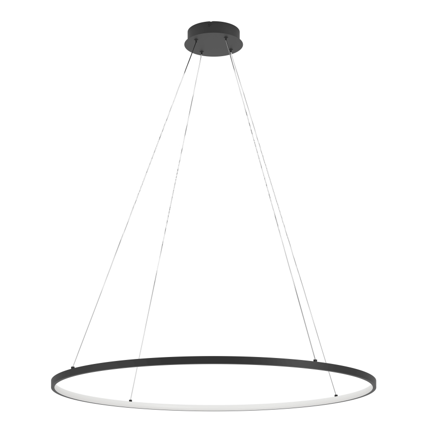 Eglo - LED Hämardatav lühter LED/40W/230V 2700-6500K must + kaugjuhtimispult