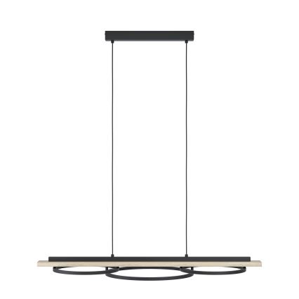 Eglo - LED Hämardatav lühter 2xLED/12,5W/230V+1xLED/15,5W 3000K beež/must