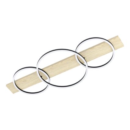 Eglo - LED Laevalgusti 3xLED/12W/230V 3000K beež/must