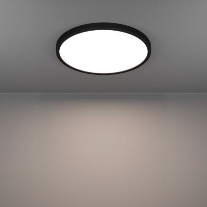 Eglo - LED RGBW hämardatav vannitoa laelamp LED/17,5W/230V 2700-6500K läbimõõt 38,9 cm IP44 must
