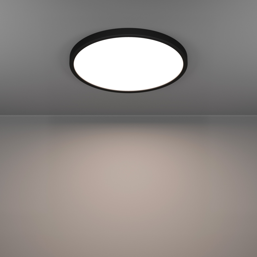 Eglo - LED RGBW hämardatav vannitoa laelamp LED/17,5W/230V 2700-6500K läbimõõt 38,9 cm IP44 must