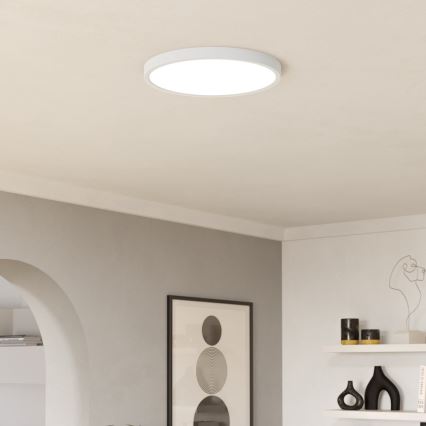 Eglo - LED RGBW hämardatav vannitoa laelamp LED/17,5W/230V 2700-6500K läbimõõt 38,9 cm IP44 valge