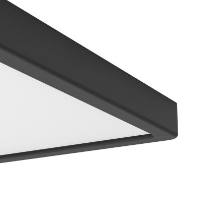 Eglo - LED RGBW hämardatav vannitoa laelamp LED/17,8W/230V 2700-6500K 39x39 cm IP44 must