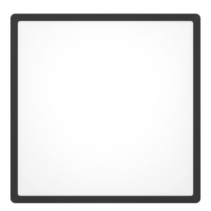 Eglo - LED RGBW hämardatav vannitoa laelamp LED/17,8W/230V 2700-6500K 39x39 cm IP44 must