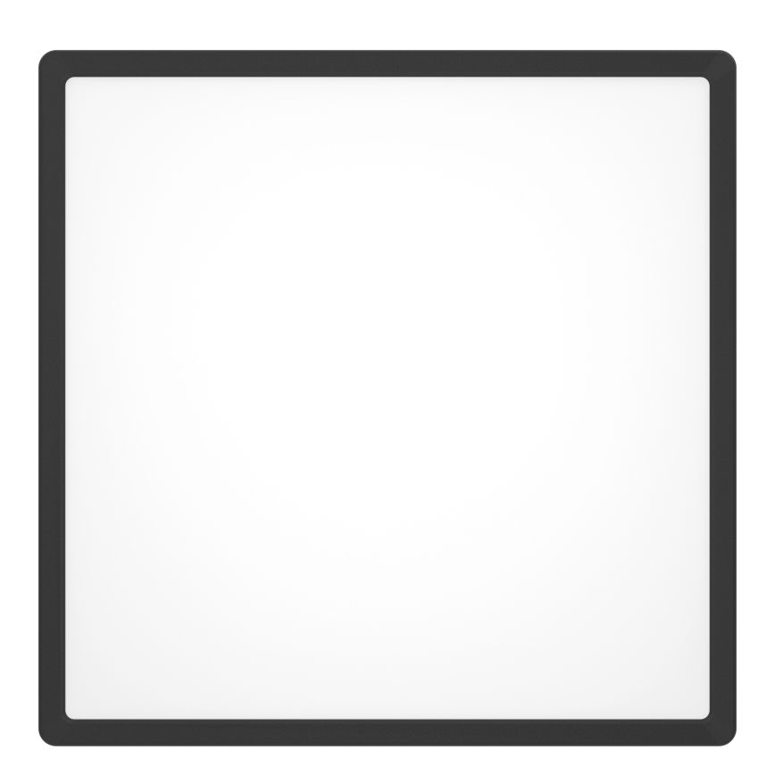 Eglo - LED RGBW hämardatav vannitoa laelamp LED/17,8W/230V 2700-6500K 39x39 cm IP44 must
