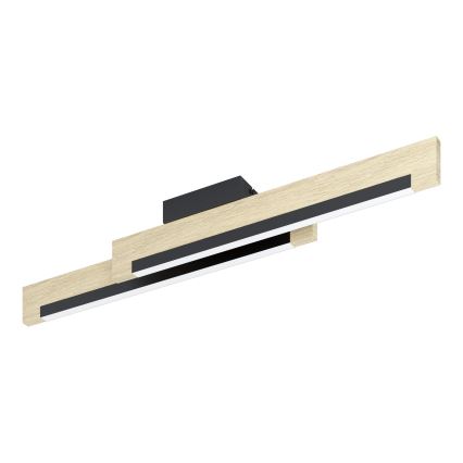 Eglo - LED Hämardatav laevalgusti 2xLED/10W/230V 3000K must/beež