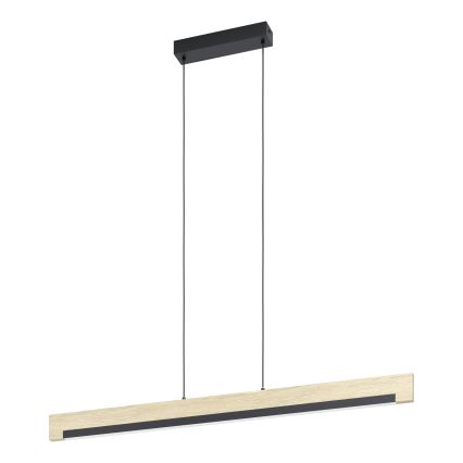 Eglo - LED Hämardatav lühter LED/25,5W/230V 3000K must/beež