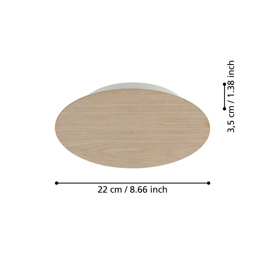 Eglo - LED Seinavalgusti LED/9,2W/230V 3000K beež