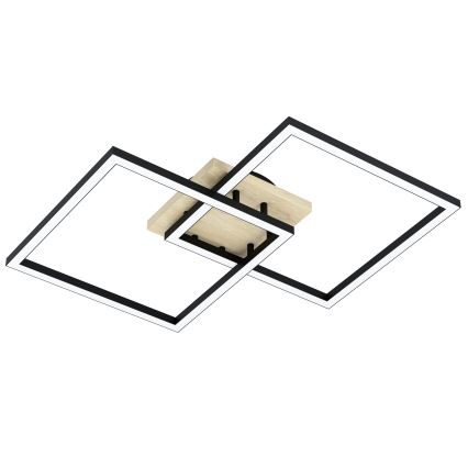 Eglo - LED Hämardatav pinnale kinnitatav lühter 4xLED/32W/230V 2700-6500K pruun/must