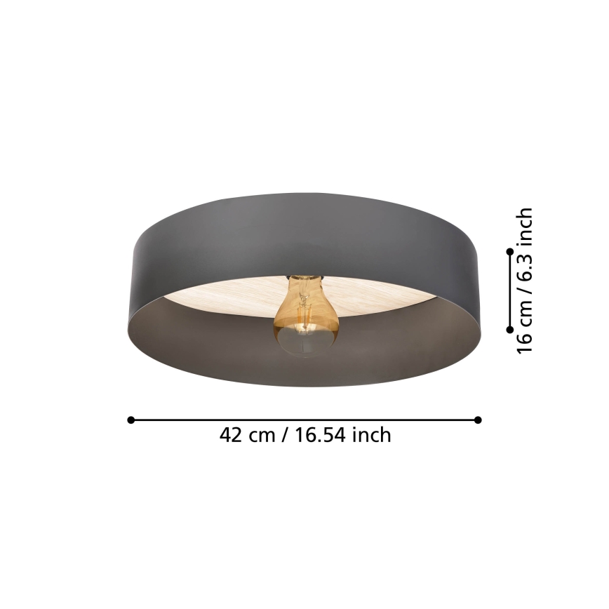 Eglo - Laevalgusti 1xE27/40W/230V hall