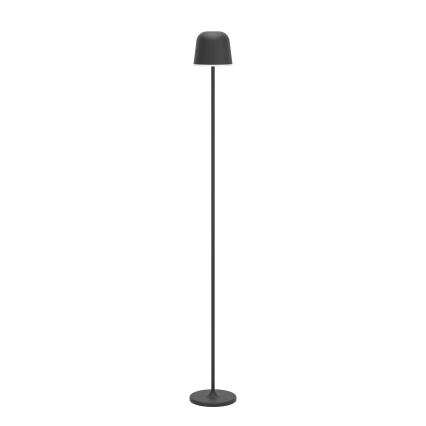 Eglo - LED Hämardatav väli laetav põrandalamp LED/4,3W/5V 2400/3000/4000K IP54 must