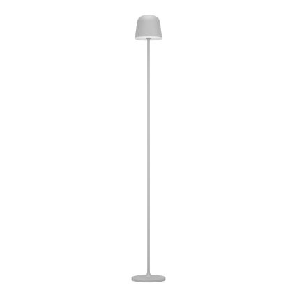 Eglo - LED Hämardatav väli laetav põrandalamp LED/4,3W/5V 2400/3000/4000K IP54 hall