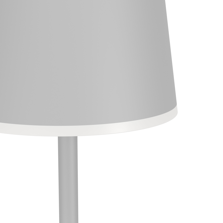 Eglo - LED Hämardatav väli laetav põrandalamp LED/4,3W/5V 2400/3000/4000K IP54 hall