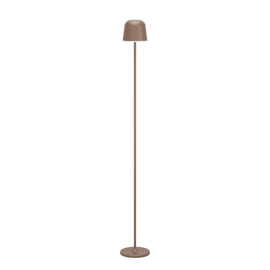 Eglo - LED Hämardatav väli laetav põrandalamp LED/4,3W/230V 2400/3000/4000K IP54 pruun