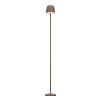 Eglo - LED Hämardatav väli laetav põrandalamp LED/4,3W/230V 2400/3000/4000K IP54 pruun