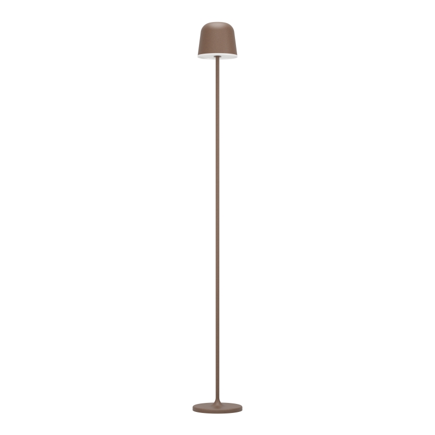 Eglo - LED Hämardatav väli laetav põrandalamp LED/4,3W/230V 2400/3000/4000K IP54 pruun