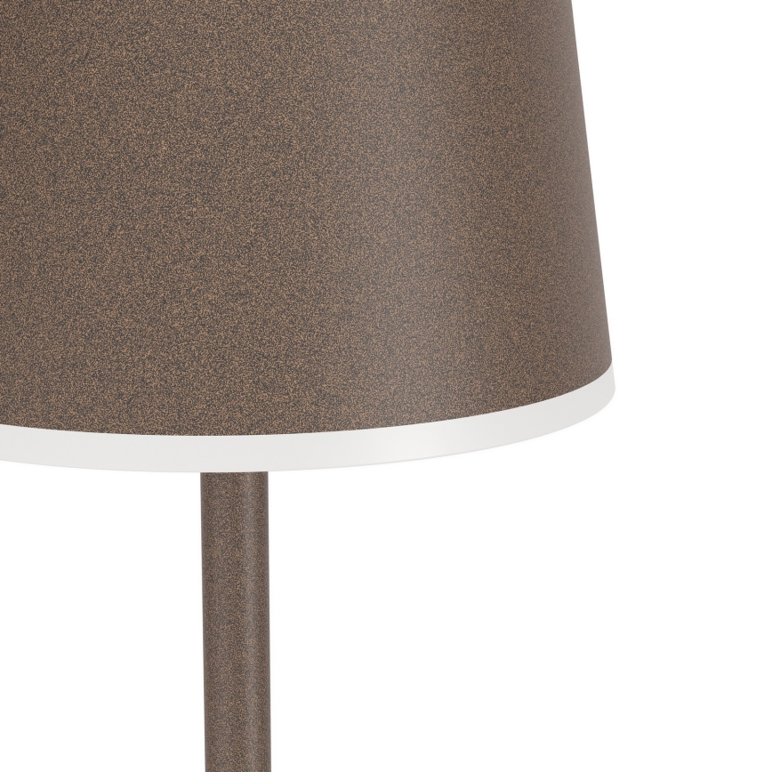 Eglo - LED Hämardatav väli laetav põrandalamp LED/4,3W/230V 2400/3000/4000K IP54 pruun