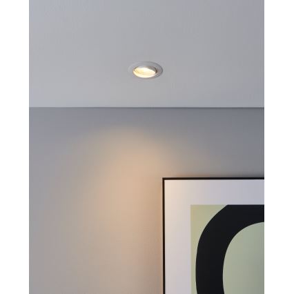 Eglo - KOMPLEKT 3x LED Süvistatav valgusti 1xGU10/4W/230V valge