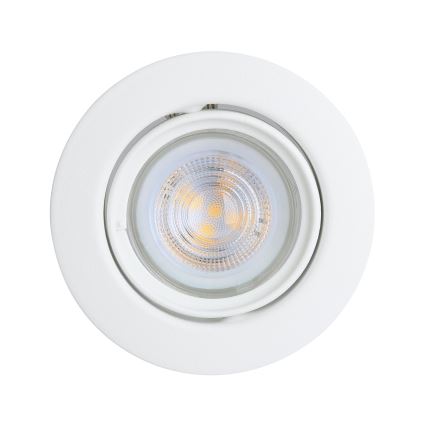 Eglo - KOMPLEKT 3x LED Süvistatav valgusti 1xGU10/4W/230V valge