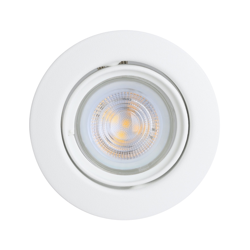 Eglo - KOMPLEKT 3x LED Süvistatav valgusti 1xGU10/4W/230V valge
