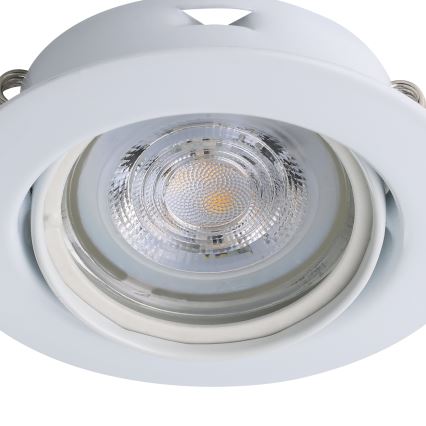 Eglo - KOMPLEKT 3x LED Süvistatav valgusti 1xGU10/4W/230V valge