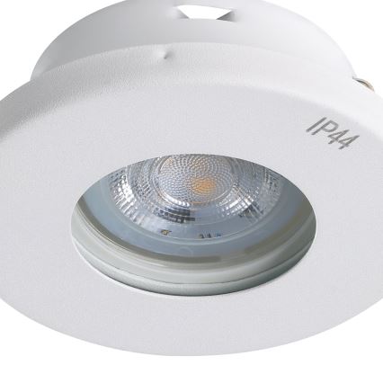 Eglo - KOMPLEKT 3xLED Süvistatav valgusti vannituppa 1xGU10/4W/230V IP44 valge