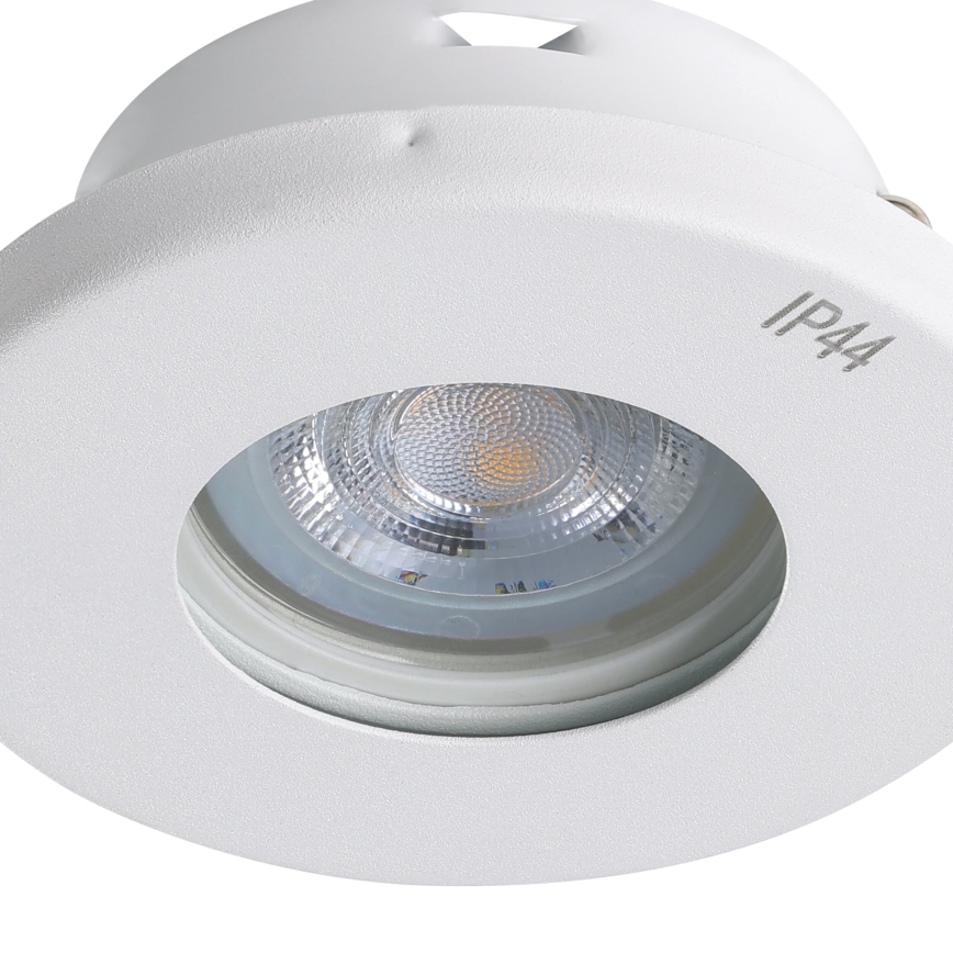 Eglo - KOMPLEKT 3xLED Süvistatav valgusti vannituppa 1xGU10/4W/230V IP44 valge